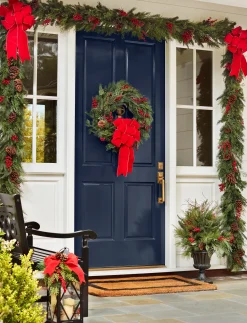 Pre-Tied Christmas Tree Ribbon Bow Sets