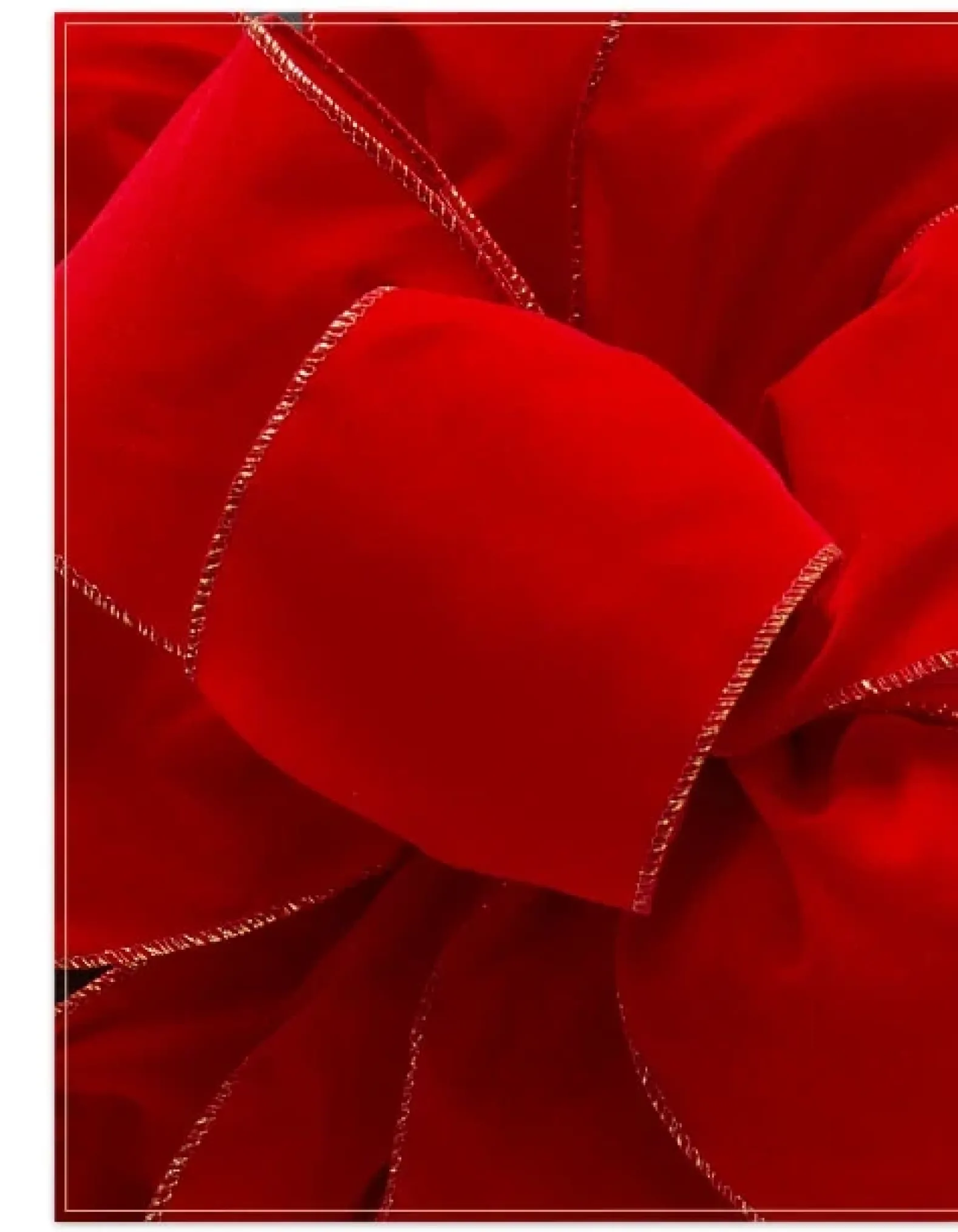 Pre-Tied Christmas Tree Ribbon Bow Sets