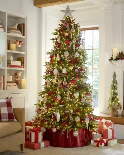 Radiant Star Beaded Christmas Tree Topper