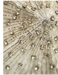 Radiant Star Beaded Christmas Tree Topper