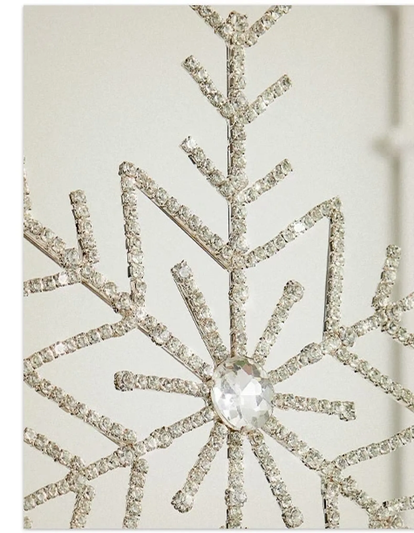 Rhinestone Snowflake Tree Toppers