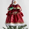 Santa And Mrs. Claus Christmas Tree Toppers
