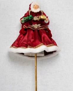 Santa And Mrs. Claus Christmas Tree Toppers
