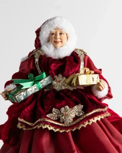 Santa And Mrs. Claus Christmas Tree Toppers