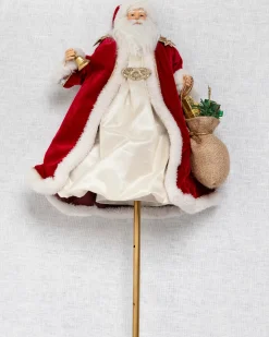 Santa And Mrs. Claus Christmas Tree Toppers