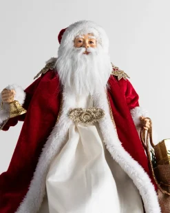 Santa And Mrs. Claus Christmas Tree Toppers