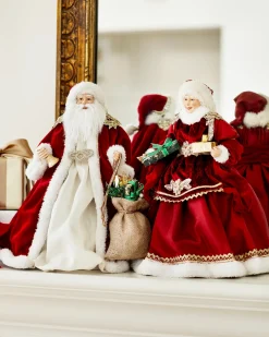 Santa And Mrs. Claus Christmas Tree Toppers