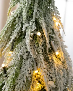 Snowfall Downswept Tabletop Trees