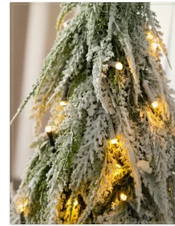 Snowfall Downswept Tabletop Trees