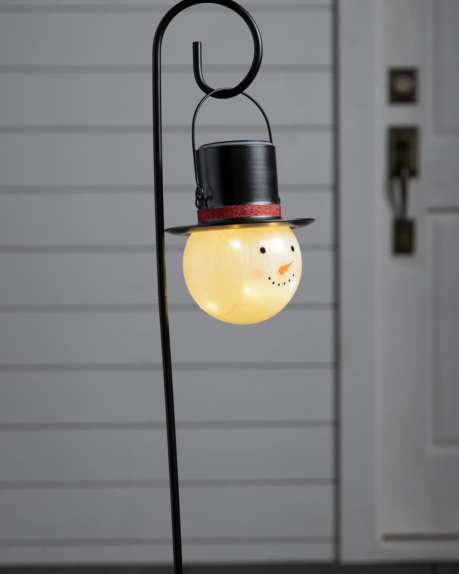 Snowman Solar-Powered Pathway Light Sets