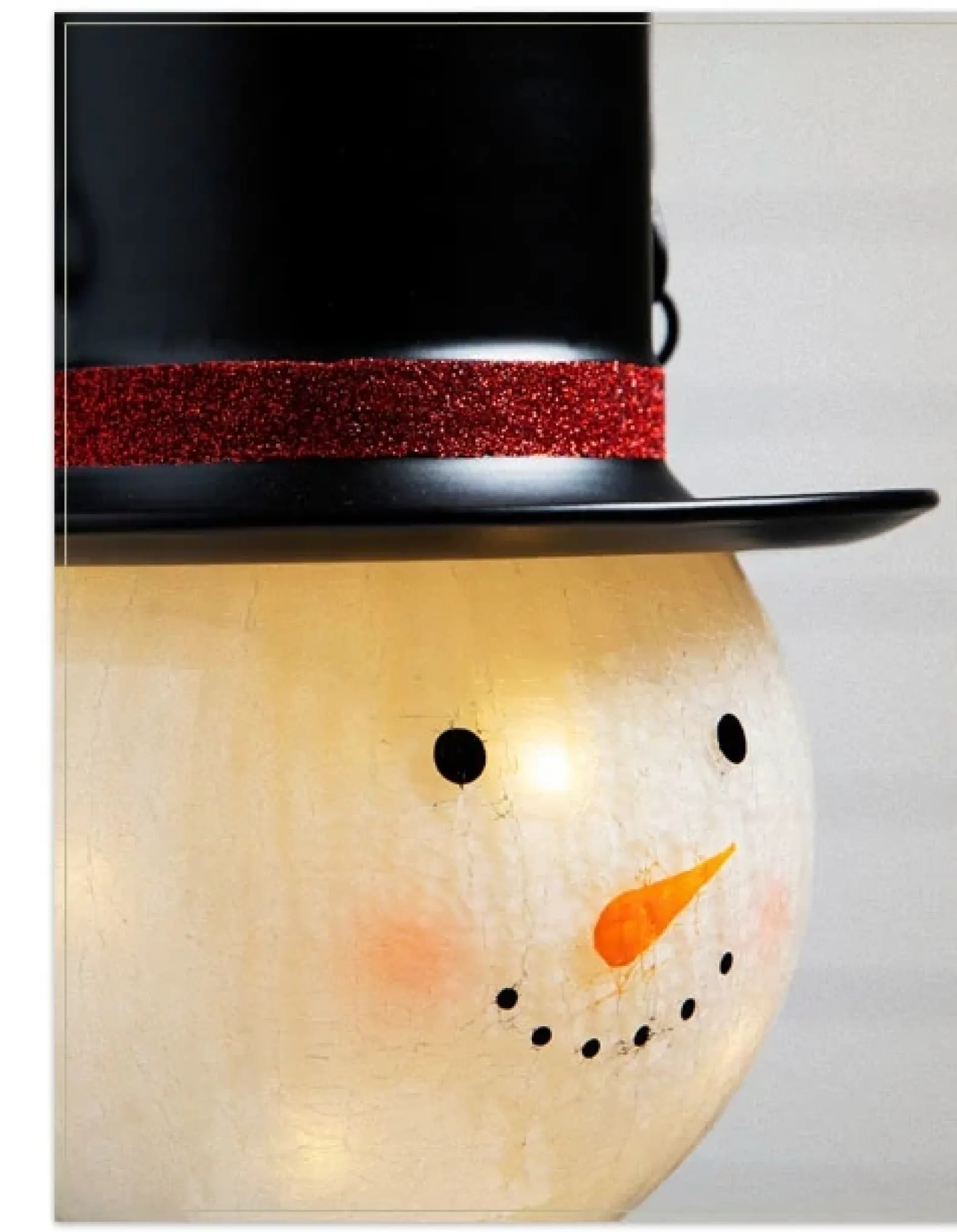 Snowman Solar-Powered Pathway Light Sets
