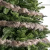 Speckled Feather Christmas Tree Garlands
