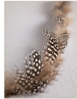 Speckled Feather Christmas Tree Garlands