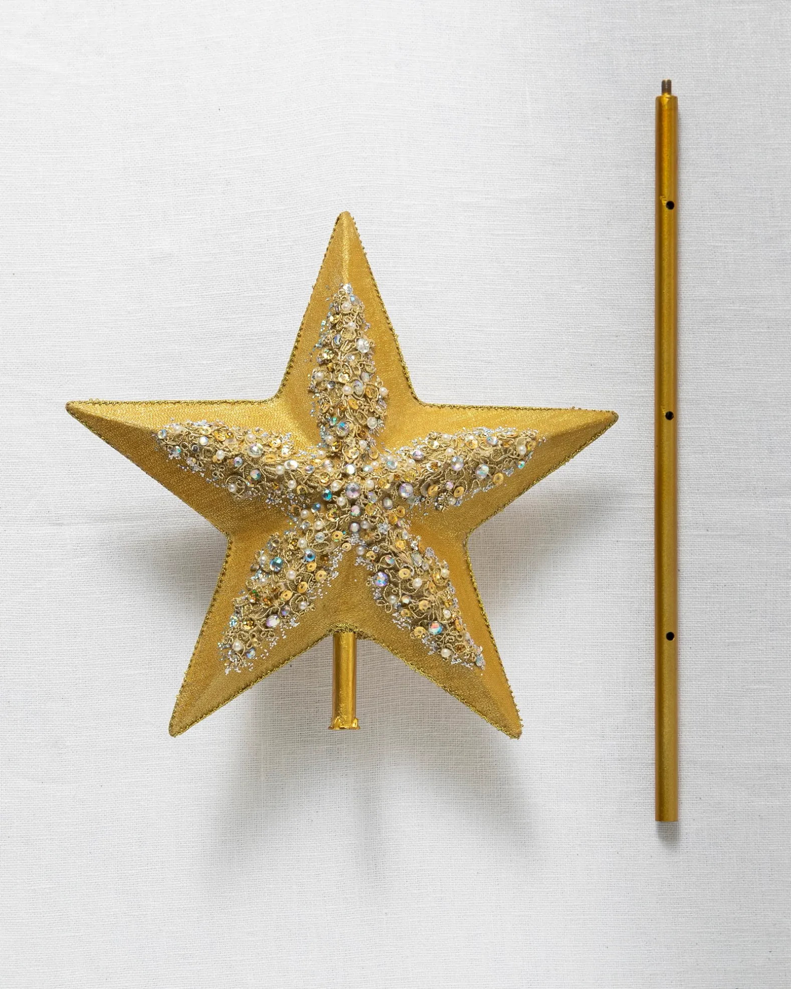 Star Beaded Christmas Tree Topper
