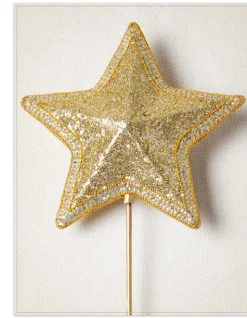 Star Beaded Christmas Tree Topper
