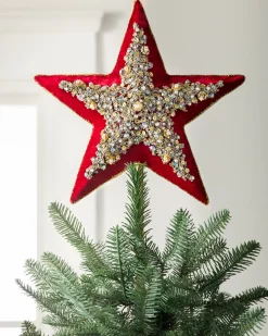 Star Beaded Christmas Tree Topper