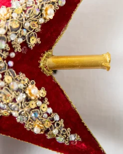 Star Beaded Christmas Tree Topper