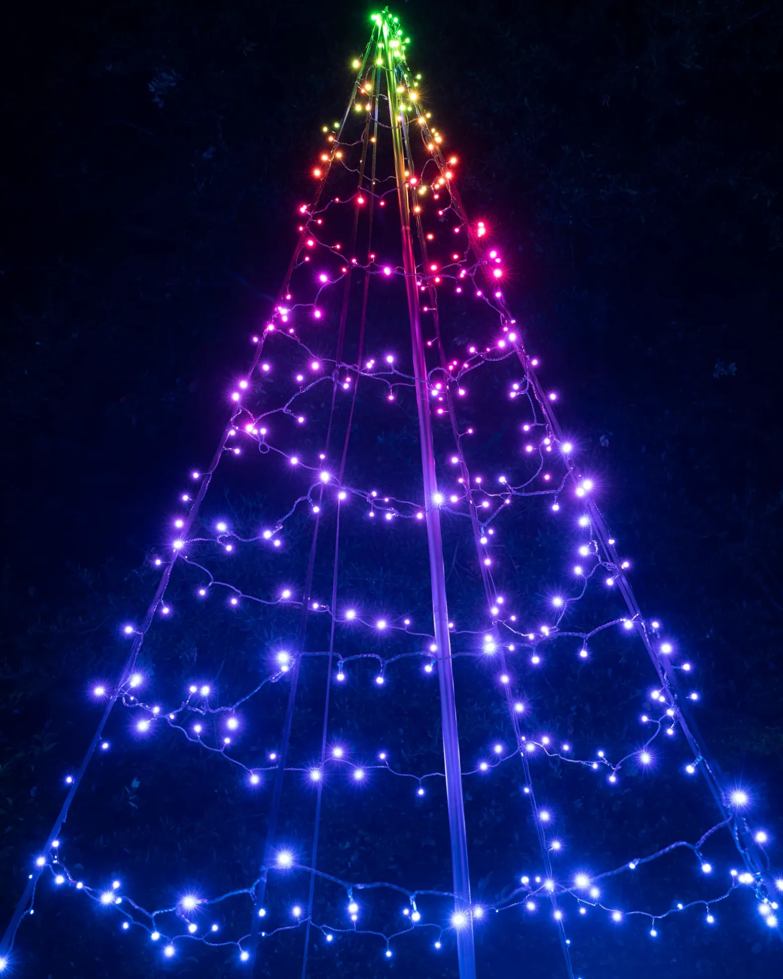 Twinkly LED Cone Trees