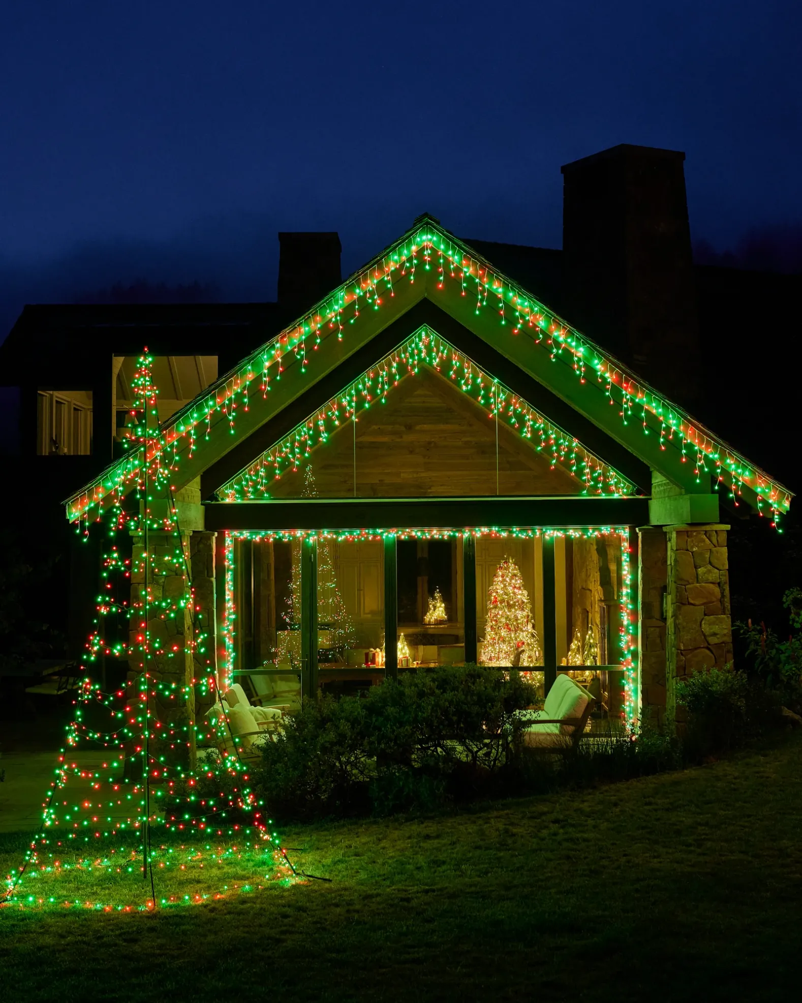 Twinkly LED Cone Trees