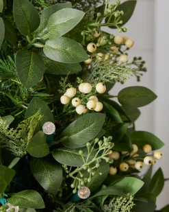 White Berry Cypress Potted Tree