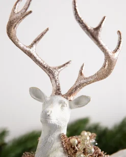 Winter Frost Tabletop Deer