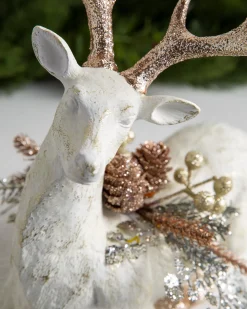 Winter Frost Tabletop Deer