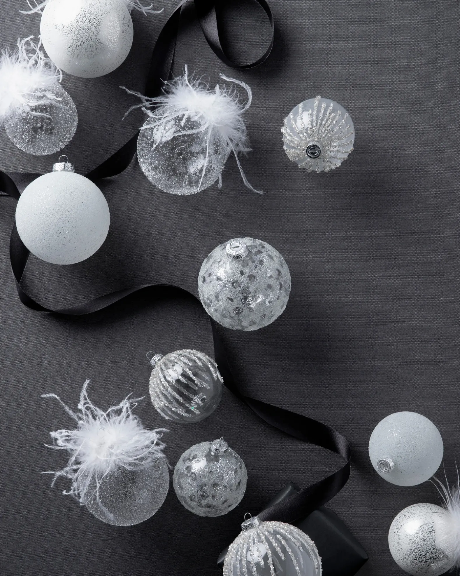 Winter White Ornament Collection