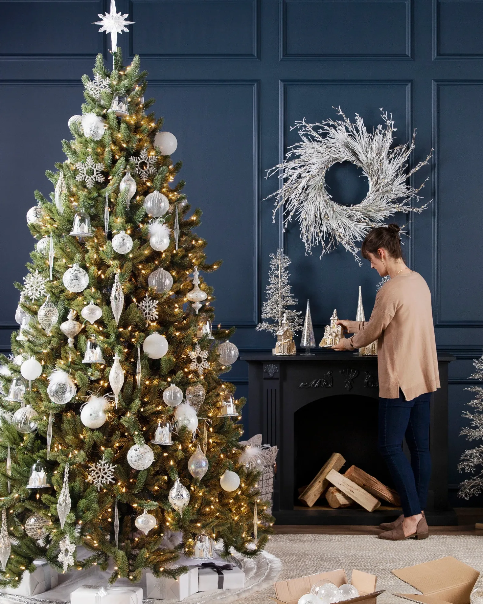 Winter White Ornament Collection