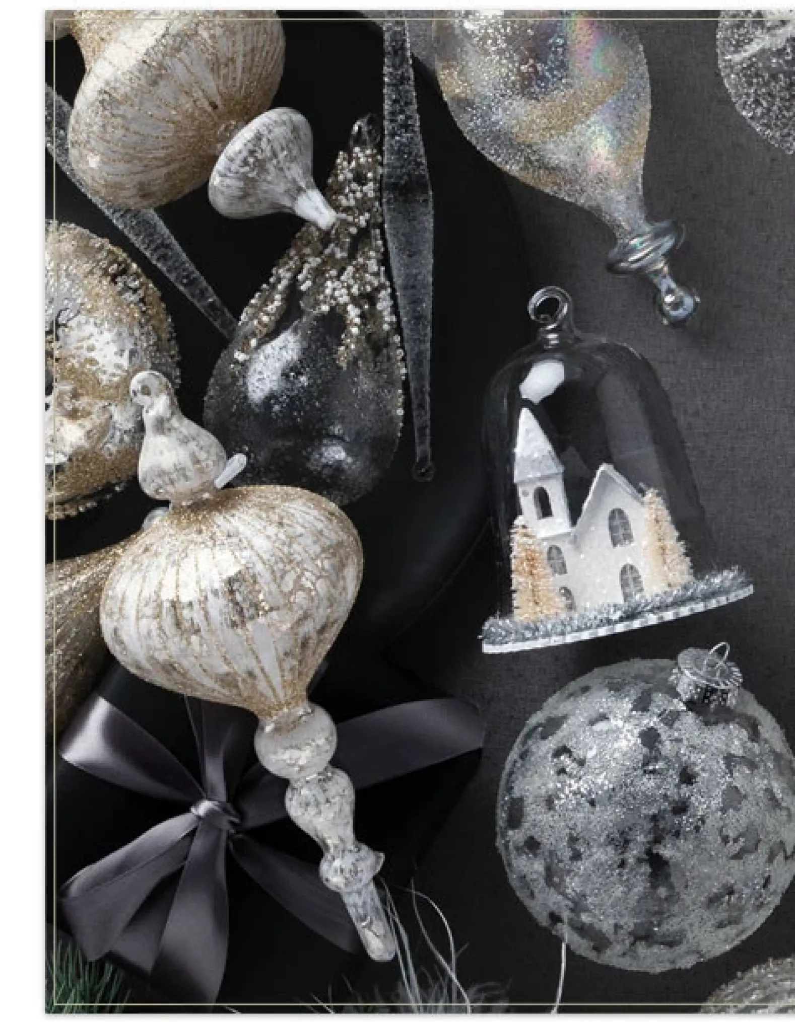 Winter White Ornament Collection