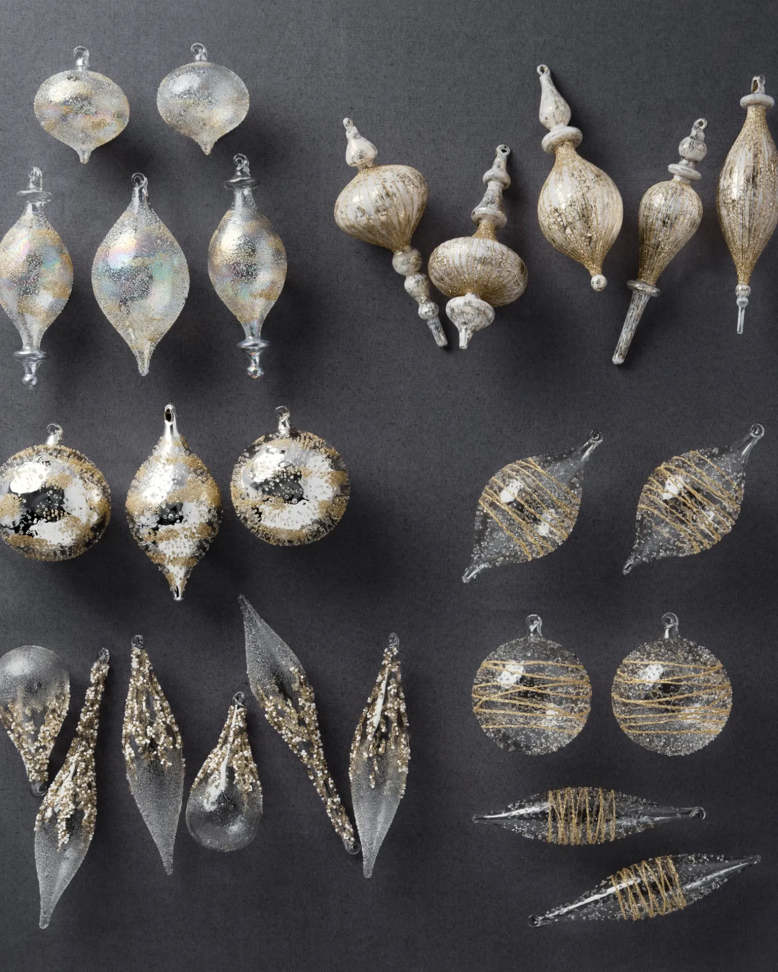 Winter White Ornament Collection