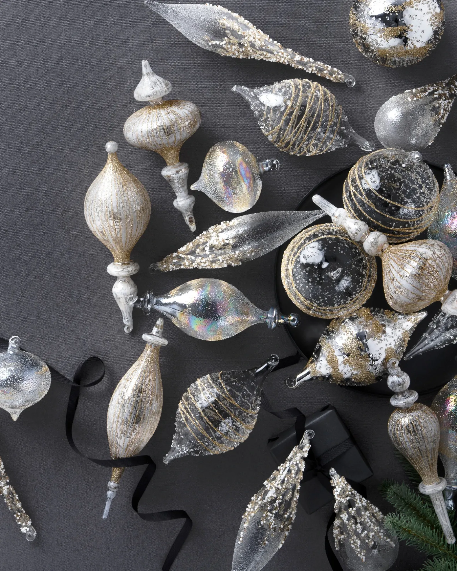 Winter White Ornament Collection