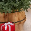 Wooden Barrel Christmas Tree Collars