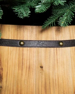 Wooden Barrel Christmas Tree Collars