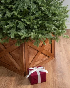 Wooden Crate Christmas Tree Collars