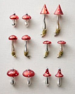 Woodland Glass Ornament Collection