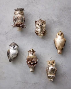 Woodland Glass Ornament Collection