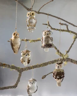 Woodland Glass Ornament Collection