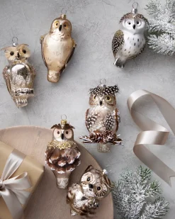 Woodland Glass Ornament Collection